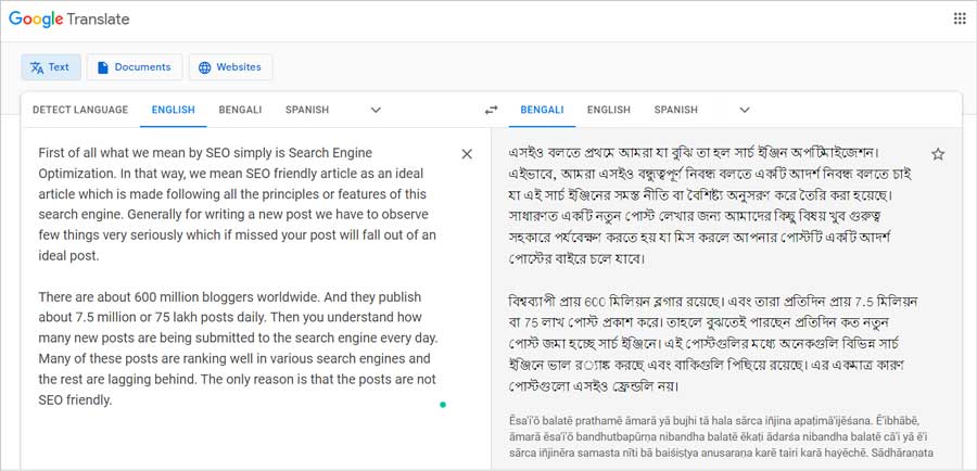 English to Unicode Bangla 2