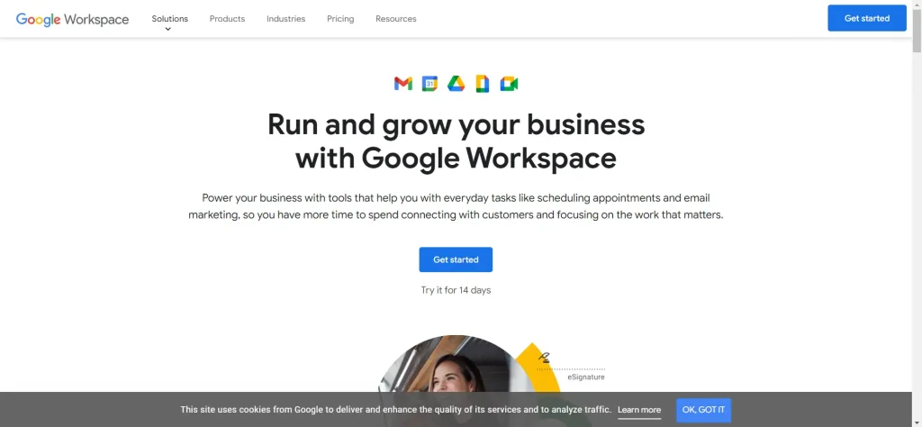 Google Meet Workspace