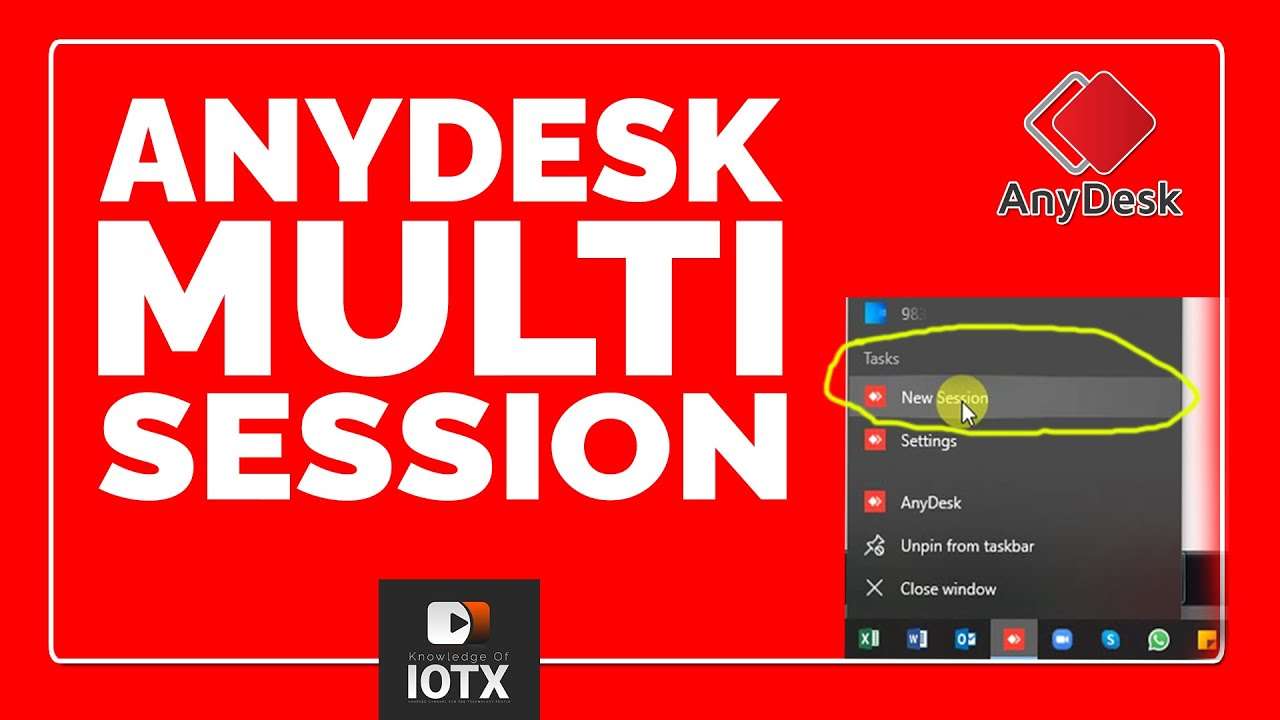 How to Connect AnyDesk Multiple Session