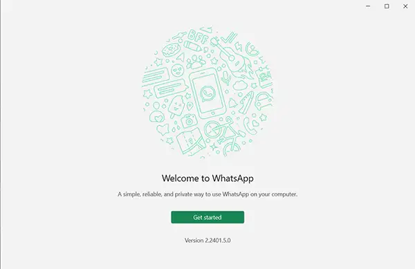 WhatsApp Open Dashboard Screen