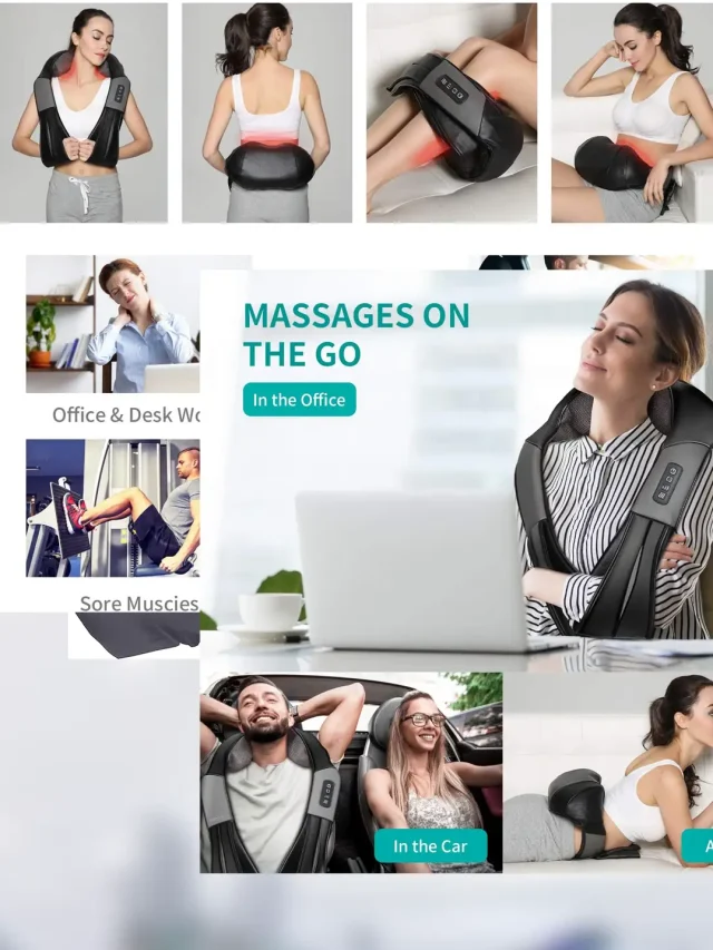 03 Best Massager Gadgets | Neck Back Pain | Leg Pain | Tissue Pain