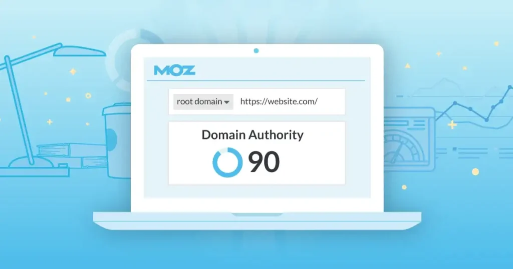 website authority rating for moz website
